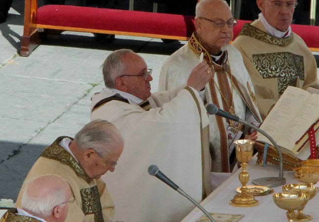 VATICANO: MESSA INAUGURAZIONE DEL PONTIFICATO DI PAPA FRANCESCO